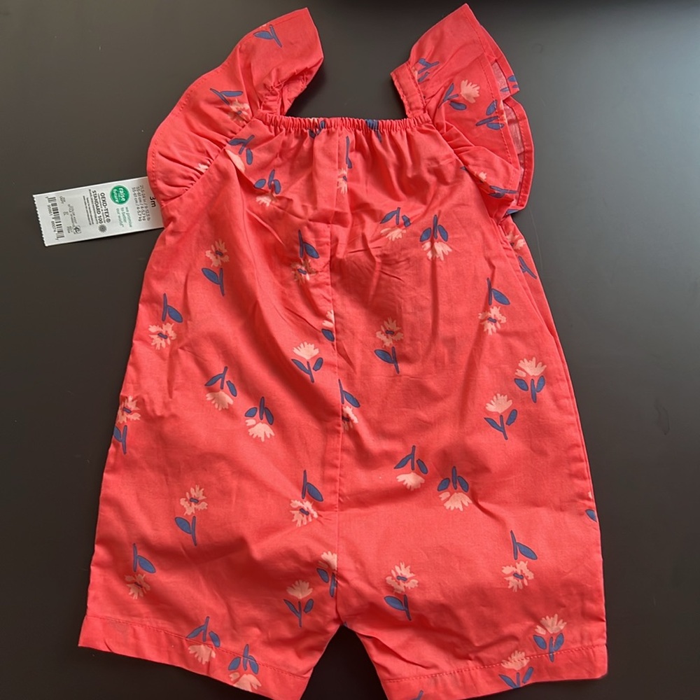 Lot of 100% cotton summer baby girl clothes. Size 3month and 0-3 months. - Picture 3 of 9